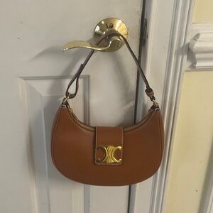 Céline Paris Brown Leather Bag